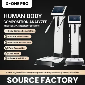 Commercial Fitness 8-Electrode Body Fat Evaluation Scale, Bioelectrical Impedance Technology, Body Composition Analyzer