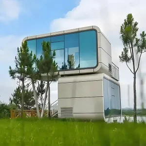Casa de Praia Prefabricada Moderna de Luxo em Contêiner de Alta Qualidade para Uso em Villa