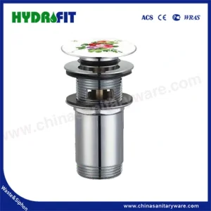 Factory Bathroom Kitchen Brass Zinc Stainless Steel Wash Basin Pop-up Click Clack Rotating Plug 1 1/4" 1 1/2" Chrome Brushed Overflow Drain Waste (BW1065)