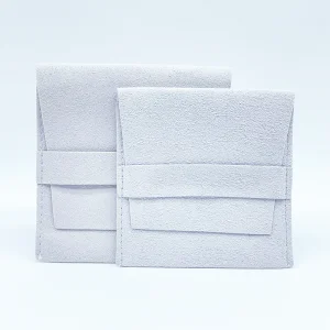 Custom Logo Suede Microfiber Jewelry Packaging