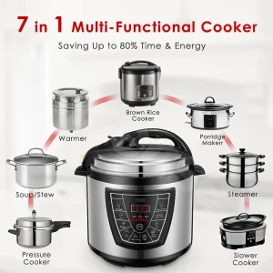 More in 3L 4L 5L 6L 8L 10L 12L Sizes Electric Smart Pressure Cooker for Complete Home Kitchen Appliance Versatility