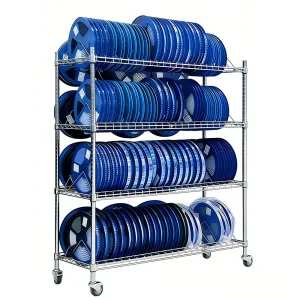 Mobile Wire Shelving with Wheels