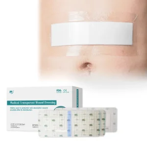 OEM Wound Care Transparent Waterproof Adhesive PU Film Wound Dressing Medical Ultra-Thin Breath PU Dressing