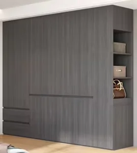 Luxury Built-in Cabinets Clothes Wall Cabinet Furniture Design Custom Modern Bedroom Wooden Wardrobe Closet System
