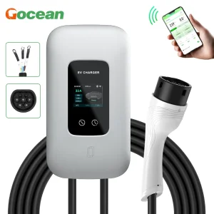 Gocean OEM 16A 32A 3 Phase AC EV Charger Type 2 7kw 11kw 22kw Byd Wallbox EV Charger