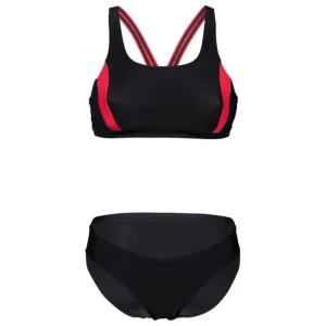 Chlorine Resistant Italy PBT Sports Training Racing Bikinis Swimsuit Beach Swimwears for Women Girl Swimming