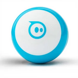 Mini (Blue) Coding Robot Ball Educational Coding Gaming for Interactive Learning Ages 8+ Plastic Battery Included