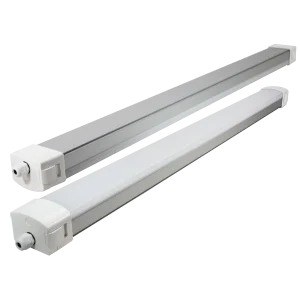 IP65 Weatherproof Tri-Proof LED Light Fixture Vapor Tight for Indoor Industrial Warehouse Parking Lot Lighting