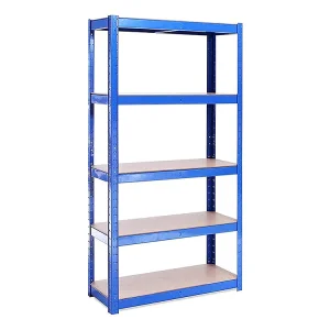5 Tier Metal Adjustable Shelf Unit Garage Storage Shelving for Warehouse