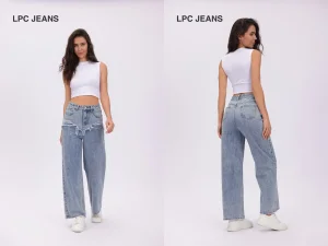 Calça Jeans Azul Claro Perna Reta