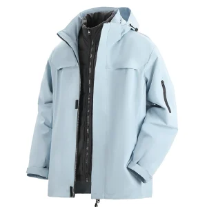 Three-in-One Parka Warm Jacket