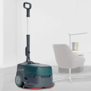 Hand-Push Floor Vacuum Scrubber Washing Cleaning Machine for coffee Shop Restaurant Office