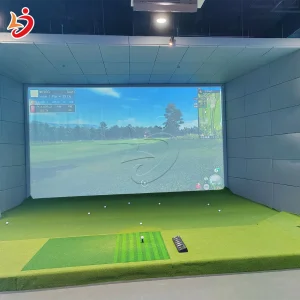 Hot-Selling Indoor Interactive Sports Golf Simulator Smart Projection Game Entertainment Center Machine