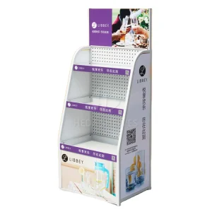 High Quality Metal Sheet 4 Tiers Lubricant Oil Display Rack for Car Shop