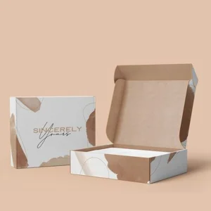 Wholesale Mailing Clothing Mailer Customized Color Printed Package Paper Cosmetic Corrugated Shipping Box With Private Label