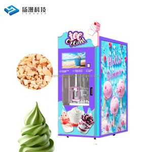 Unmanned Self Service Ice Cream Vending Machine