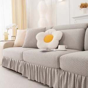 Skirt Edge All Season Universal High Elasticity Anti Slip and Dustproof Sofa Cover