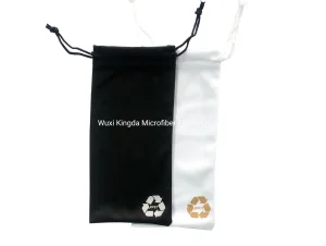 Microfiber Jewelry Sunglasses Pouch 100% RPET