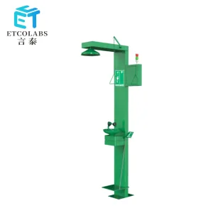 Emergency Shower &amp; Eye Wash System - 10-Year Warranty, ANSI Approved