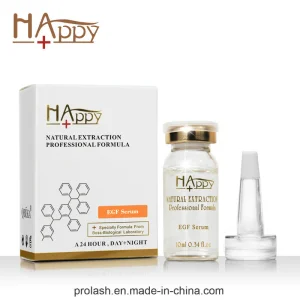 Producto de Cuidado de la Piel Natural Orgánico Antiarrugas y Reparador de Piel Suero Happy+ EGF Suero Antienvejecimiento