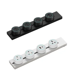 32A Popular Waterproof Dustproof Wall-Mounted Rail Furniture Kitchen Table Electric Socket Rail Track Socket