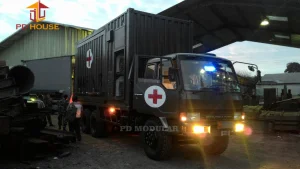 Prefab Medical Price High Quality Carriage Pop up Shipping Container Hospital Clinic