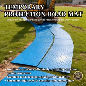Mats de protección de suelo de polietileno HDPE