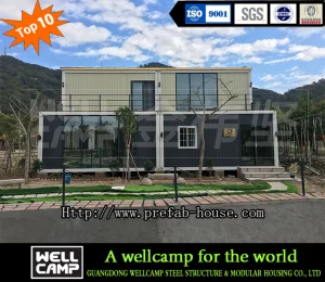 Luxury Prefabricated Flat Pack Folding Expandable Container Villa