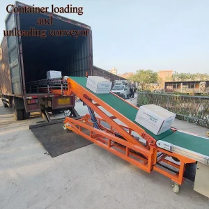 Container Loading and Unloading Conveyor E-commerce Picking and Loading Unloading Conveyor Assembly Line
