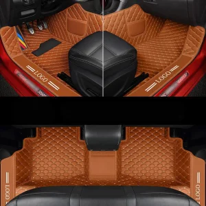 Alfombrilla de cuero de lujo impermeable para Toyota Camry