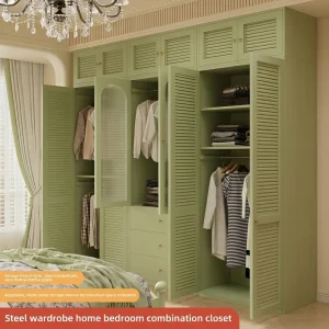 French Style Retro Freestanding Wardrobe