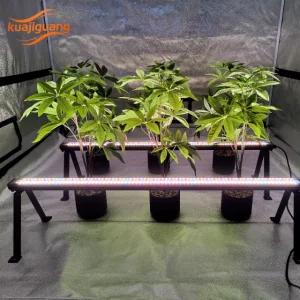 100W Undercanopy LED Grow Lights Bar Edge Lighting for Indoor Plants Full Spectrum Deep Red Supplemental Under Canopy Plant Lamp