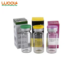 3ml 5ml 10ml Clear or Amber Empty Glass Bottle Vial for Medical or Cosmetic Essential Oil Glass
