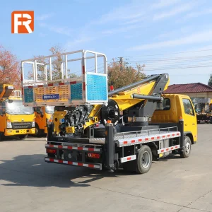 18-60 Meters Hydraulic Telescopic Boom Aerial Work Platform Large Heavy Duty Man Lift Factory Direct Sale Aerial Platform