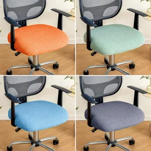 Universal Elastic Non-Slip Waterproof 100% Polyester Hotel Chair Cover Four Seasons Suitable Slipcover Household Cushion Seat