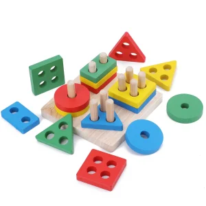 Wooden Shape Color Sorter