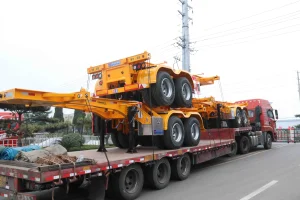 Two-axle skeleton Semi Trailer