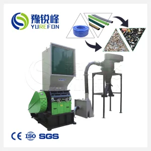 Powerful Plastic Recycling Machine PE Road Barrier Block Barricade Grinder