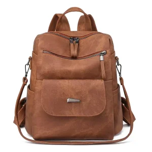PU Leather Backpack