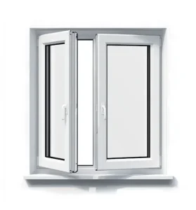 Vinyl Window Soundproof New Design and Aluminum Window Single Double Hung/Sliding in Modern Design with Double Triple Glass