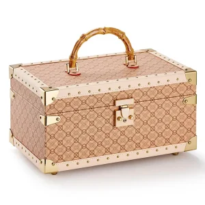 China 3 Layers Jewelry Box Vintage Jewelry Storage Box with Mirror