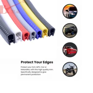Factory OEM Flexible Decorative Edge Guard Waterproof Protection PVC Automotive Decorative Sealing Strip