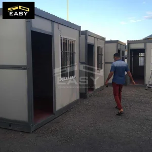 منزل صغير قابل للتوسيع من المعدن الجاهز المتنقل ذو غرفة نوم واحدة