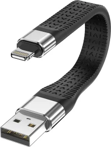 USB a to Lightning Cable, [Mfi Certified-13.5cm] 30W Fast Charging Cable