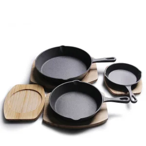 Pre-seasoned Cast Iron Skillet Set
