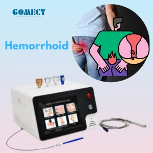 Gomecy Portable Acne Treatment Endolaser Evlt 980 with 1470 Endolifting Gomecy Facial Laser Diode Machine for Hemorrhoids Desktop Style