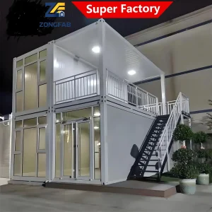 One Stop Turnkey Solution Movable Mobile Portable Z Foldable Folding Prefab Modular Container House Home