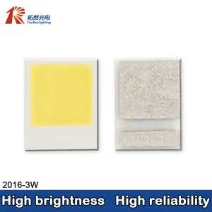 Factory Customized Csp 2016 Chip Warm White High Brightness Lumen High Power 3W LED Chip