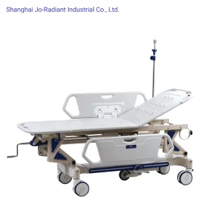 China Hospital Emergency Patient Medication Stretcher Transfer Trolley