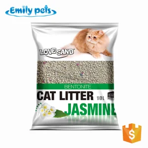Areia para Gato de Bentonita com Carvão Ativado de Bambu, Controle Forte de Odor, Livre de Poeira, Agregação Rápida